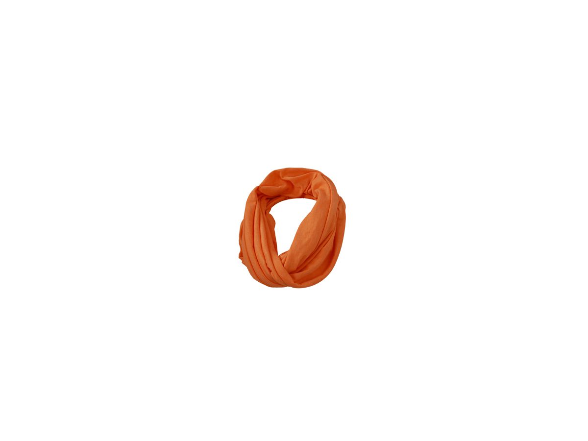 mb Heather Summer Loop-Scarf MB6578 65%PES/35%BW orange-melange,  75 x 80 cm