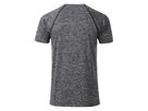 JN Men's Sports T-Shirt JN496 black-melange/black, Größe L