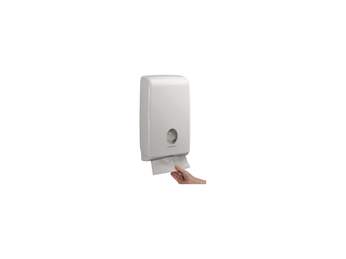 AQUARIUS Handtuchspender Slimfold U7024 weiß