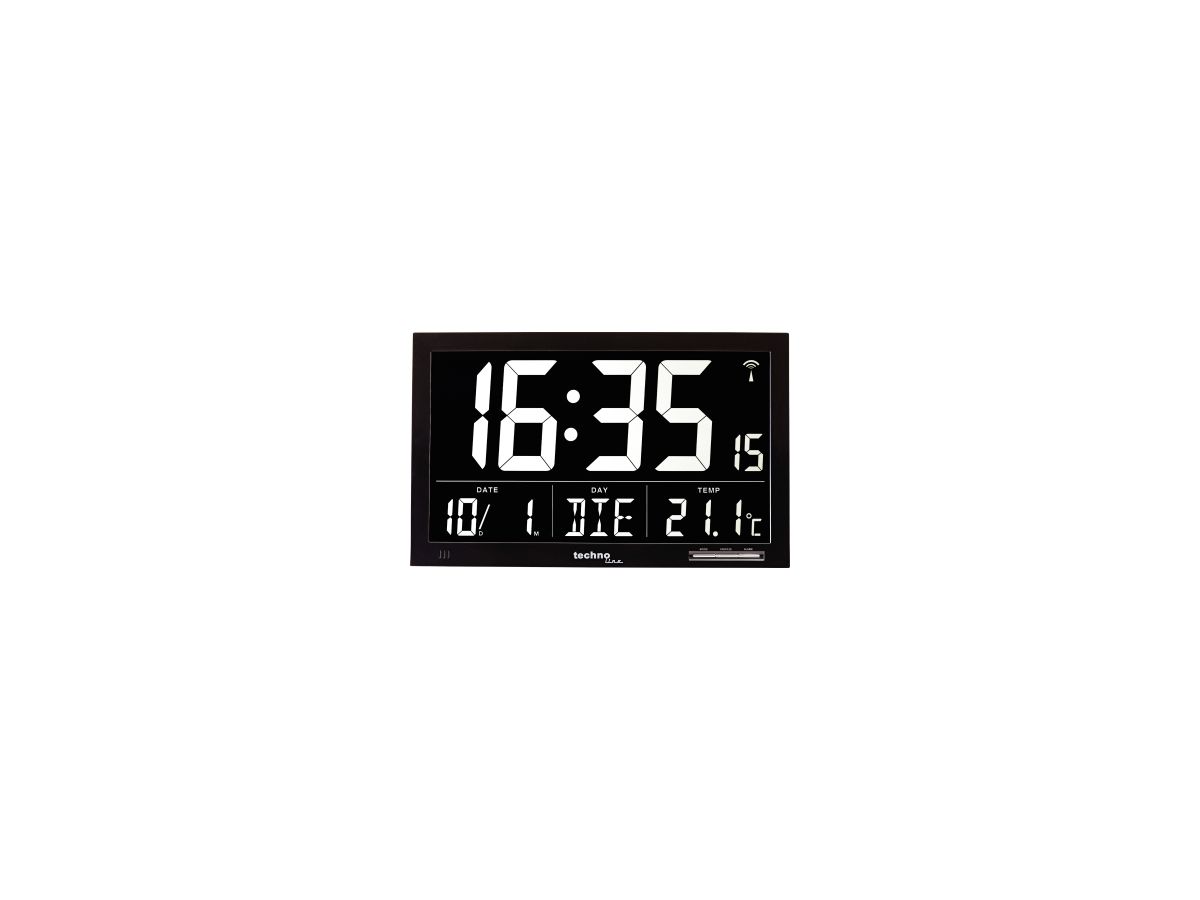 technoline Wanduhr WS 8007 digital Jumbo LCD