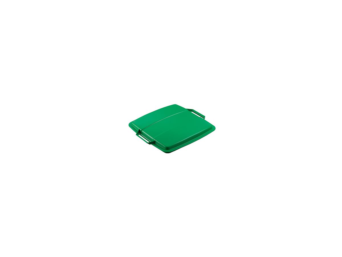 DURABLE Abfalleimer DURABIN FLIP VEH2012032 52x61x49cm grau/grün