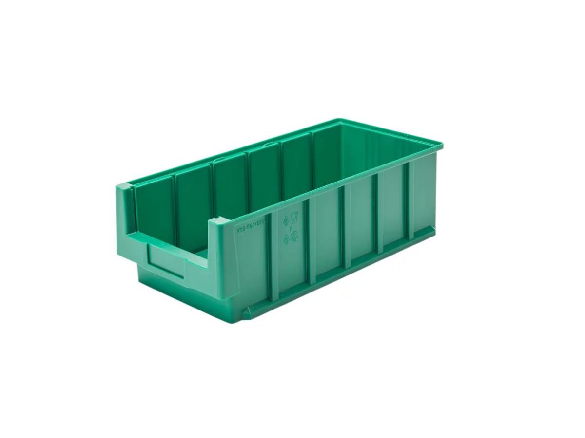 Kleinteile-Box VKB 500/230 500x230x150 mm grün VE á 10 Stk