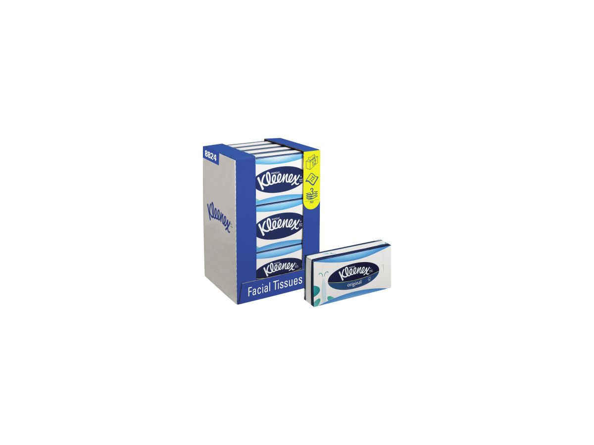 Kleenex Kosmetiktuch 8824 3lagig 12x72 St./Pack.