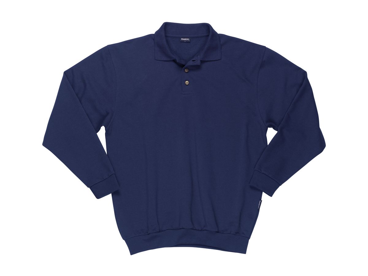 MASCOT Polo-Sweatshirt TRINIDAD Crossover,marine,Gr. 3XL