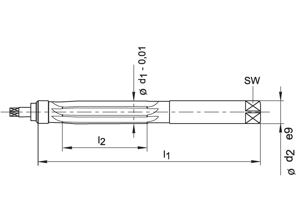 Handreibahle D859 HSS