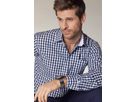 JN Mens Checked Shirt JN617 100% BW, forest-green/white, Größe M