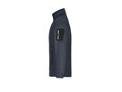 JN Mens Knitted Fleece Jacket JN762 100%PES, dark-grey-melange/silver, Gr XL