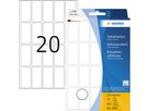 HERMA Vielzwecketikett 2400 19x40mm Papier weiß 640 St./Pack.