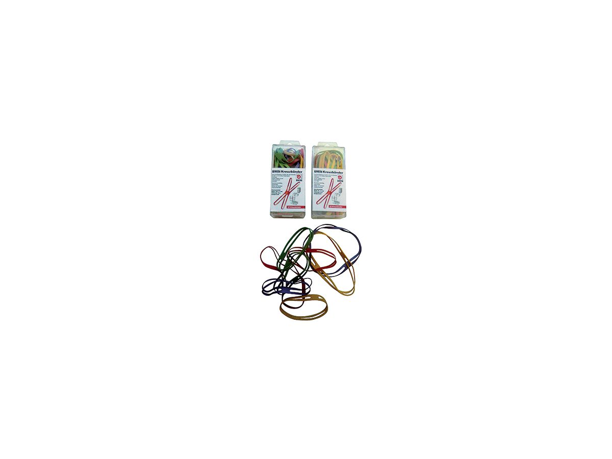 WiHeDü Kreuzband 510.035 150x11mm farbig sortiert 12 St./Pack.