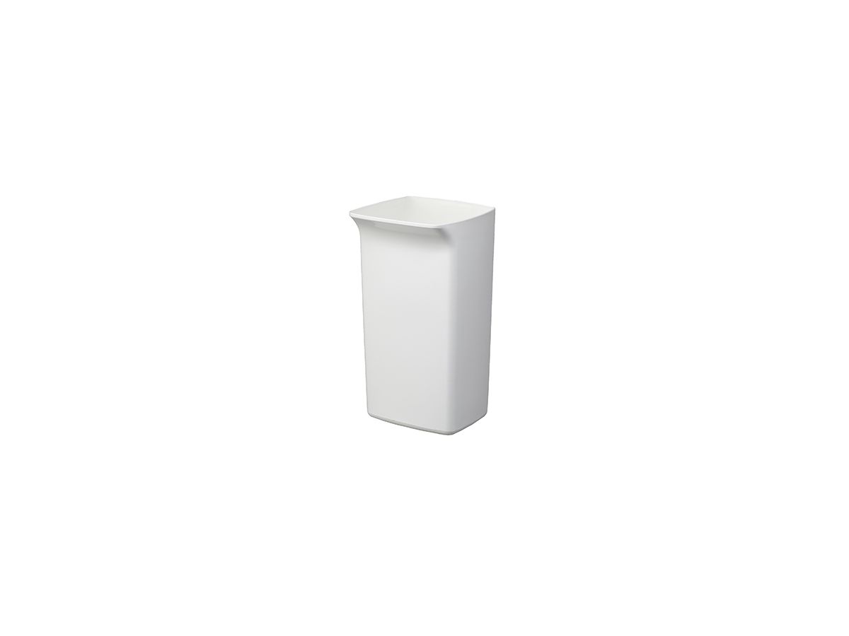 DURABLE Abfalleimer DURABIN FLIP VEH2012035 32x59x36cm weiß/gelb