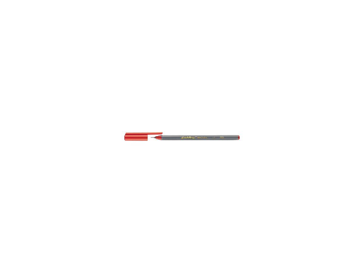 edding Fineliner 55 finepen 4-55002 0,3mm rot
