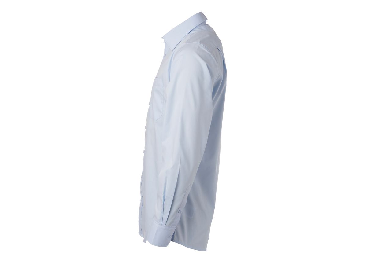 JN Men's Shirt Longsleeve Poplin JN678 light-blue, Größe XL
