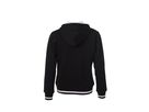 JN Ladies' Club Sweat Jacket JN775 black/white, Größe M