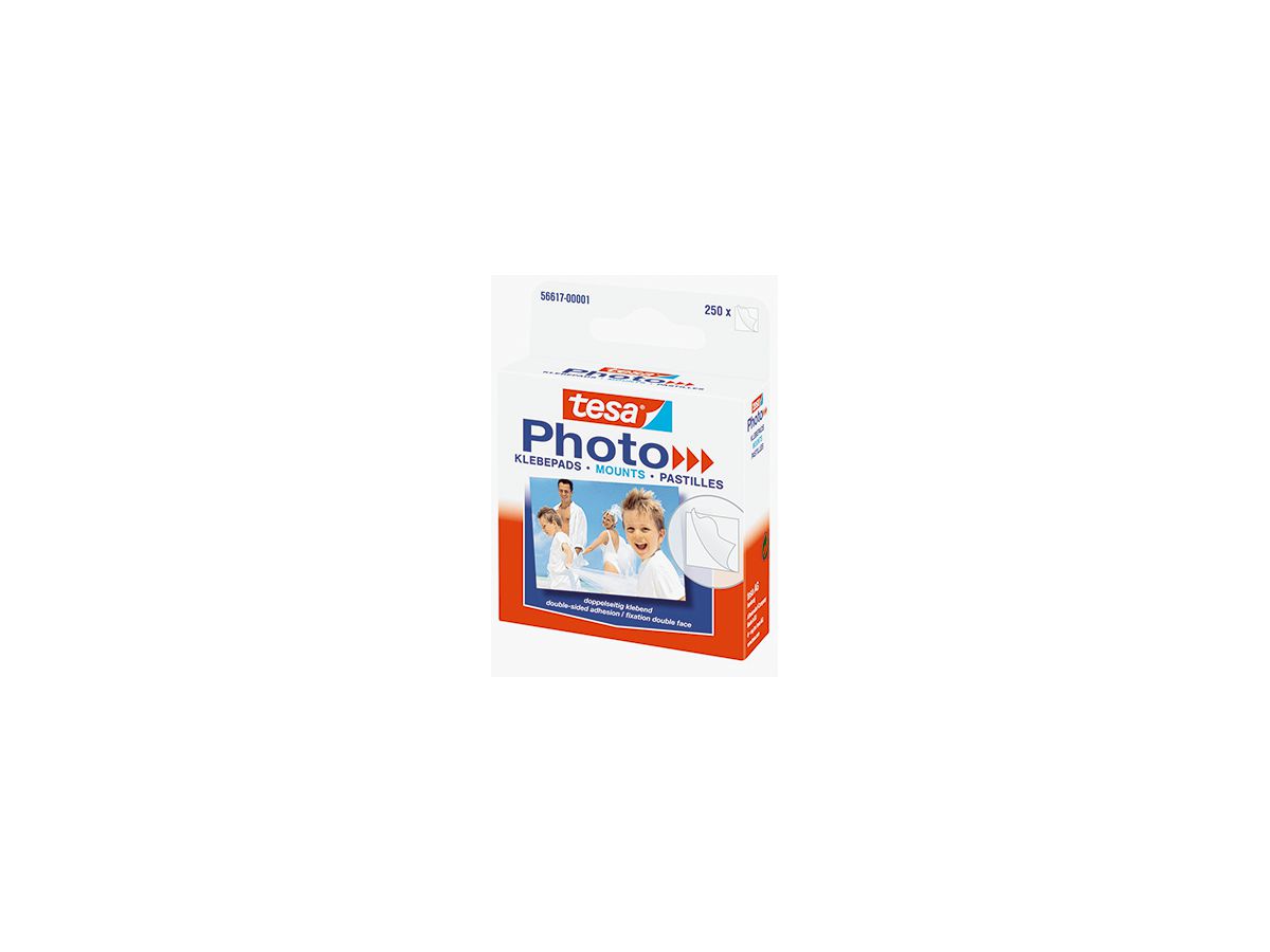 tesa Klebepad Photo 56617-00001 25x70mm weiß 250 St./Pack