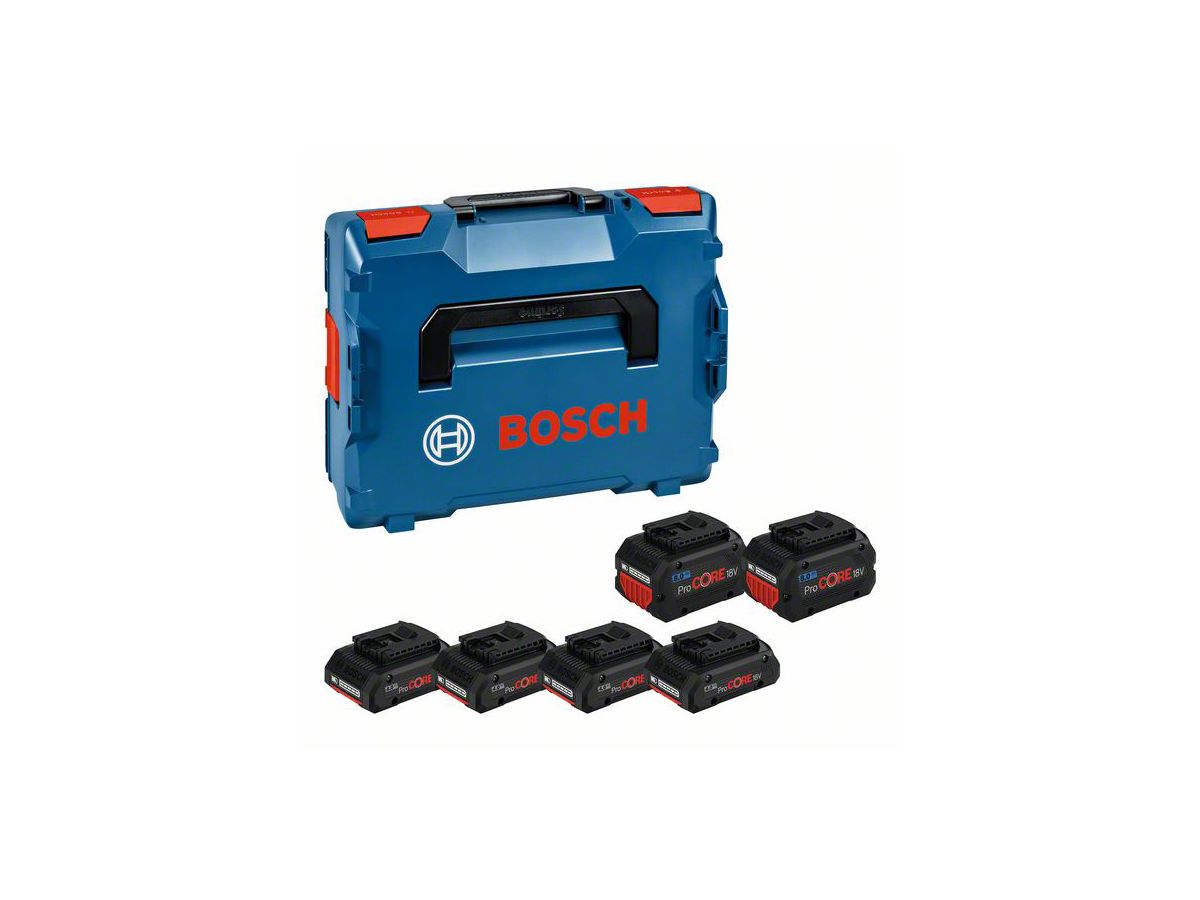 Bosch Akku-Paket 4x PC18V4.02x PC18V 8.0 1600A02A2T