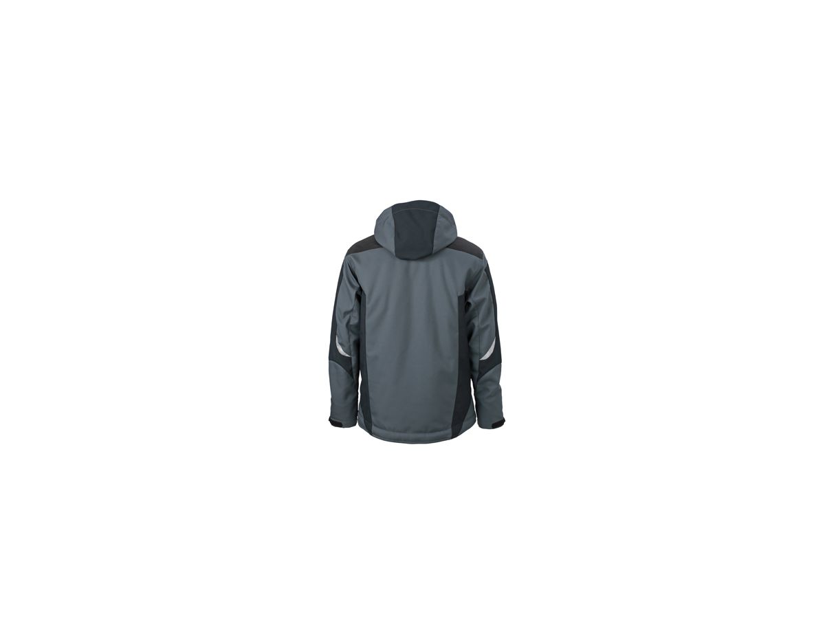 JN Craftsmen Softshell Jacket JN824 100%PES, carbon/black, Größe L