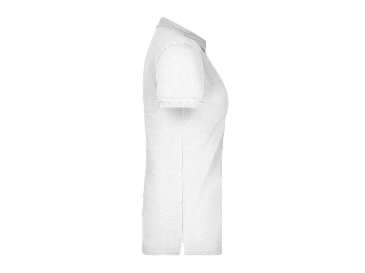 JN Ladies' Elastic Polo Piqué JN709 white, Größe L