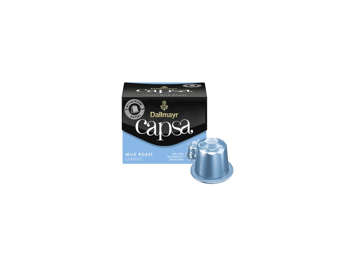 Dallmayr Kaffeekapsel capsa Lungo Mild Roast 110000000 10 St./Pack.