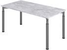 Schreibtisch 4-Fuß 1600x800 mm Beton