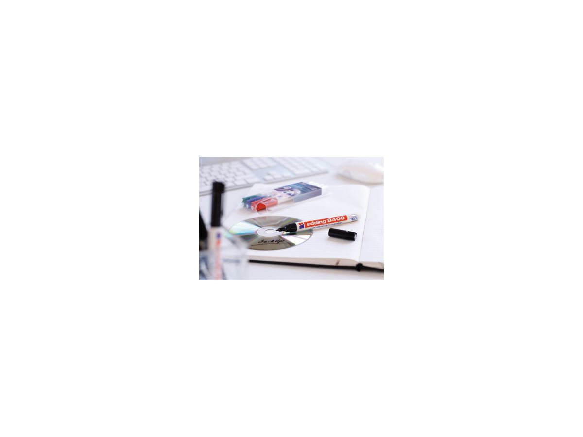 edding CD/DVD-Marker 8400 4-8400002 0,5-1mm Rundspitze rt