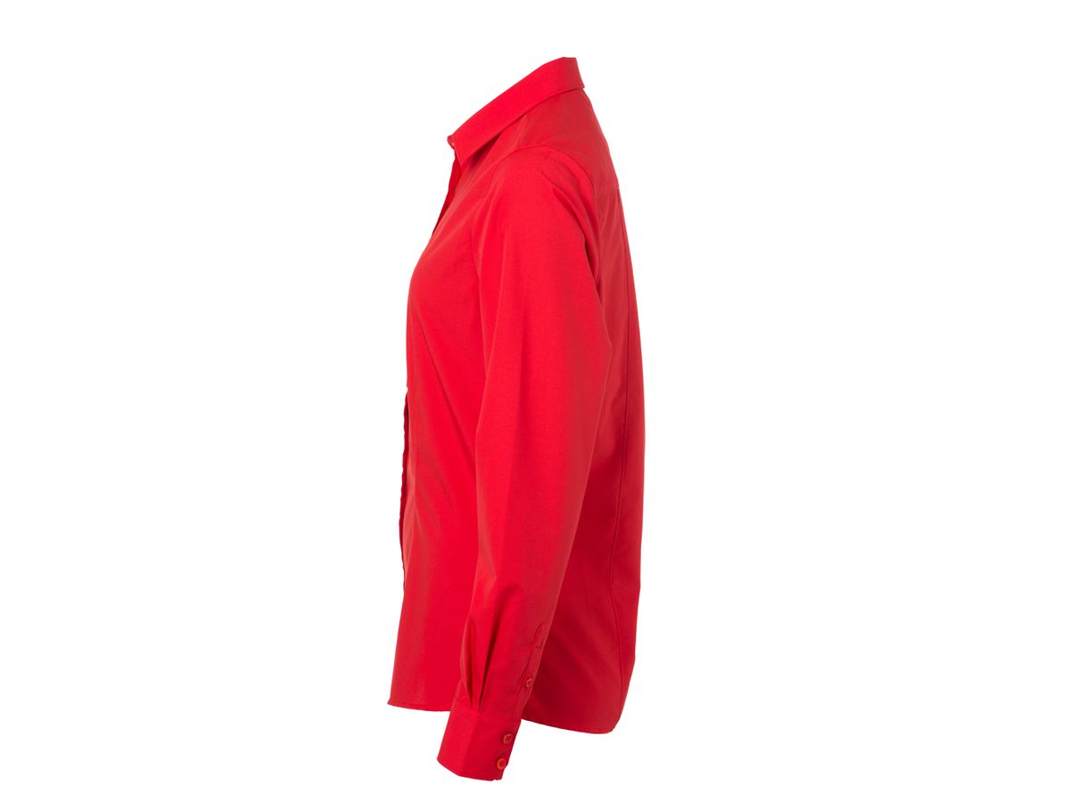 JN Ladies' Shirt Longsleeve Poplin JN677 tomato, Größe S