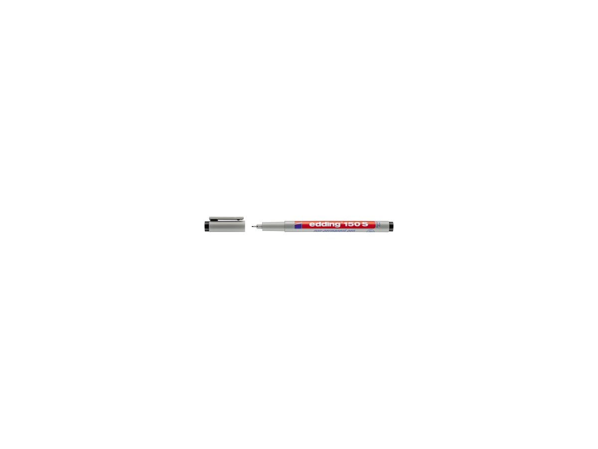 edding Folienschreiber 150 S 4-150001 non-permanent schwarz