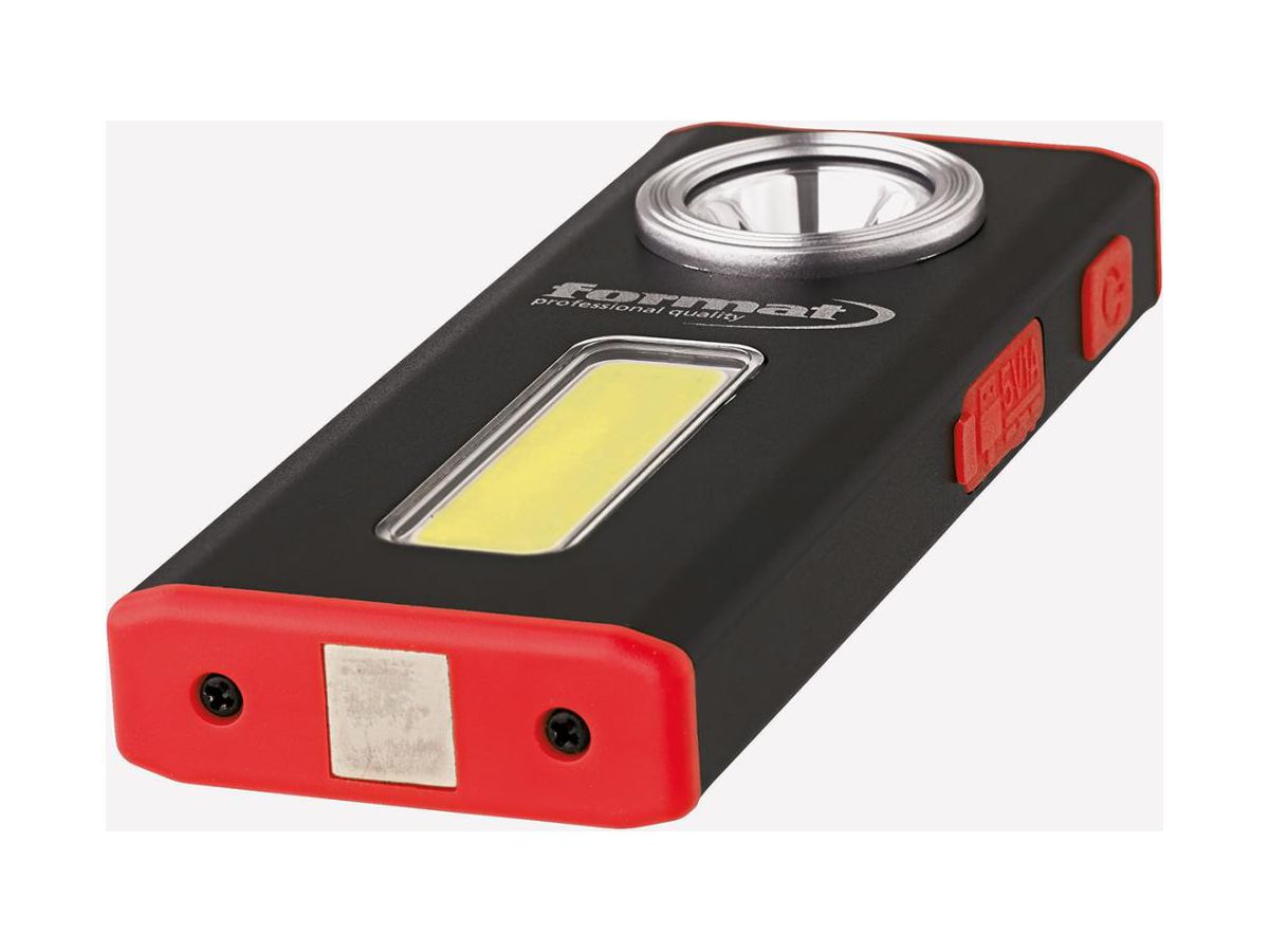 FORMAT LED Akku-Handleuchte Alu 500 Lumen