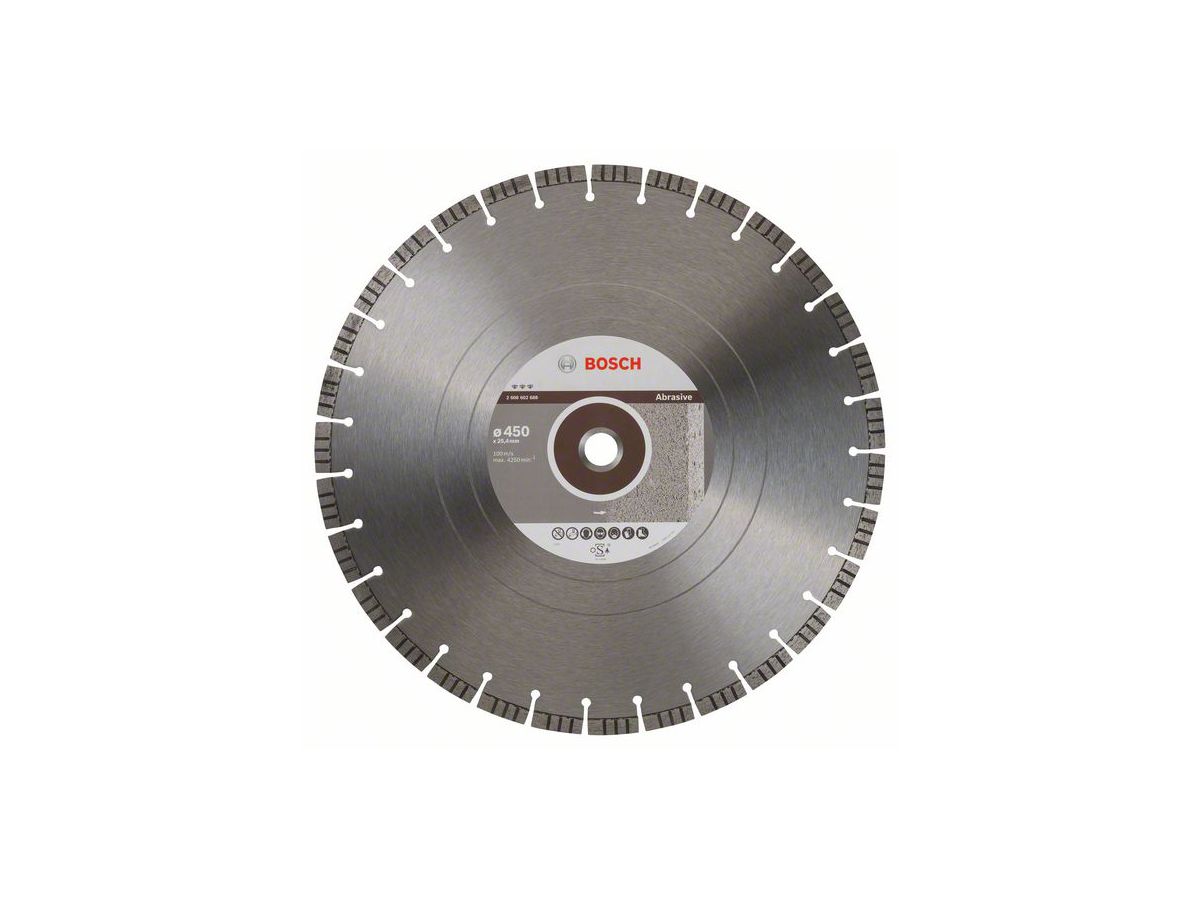 BOSCH Diamanttrennscheibe Best for Abrasive 450x25,4 mm