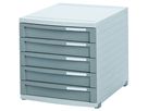 HAN Schubladenbox CONTUR 1505-19 DIN B4 5Schubfächer dunkelgrau