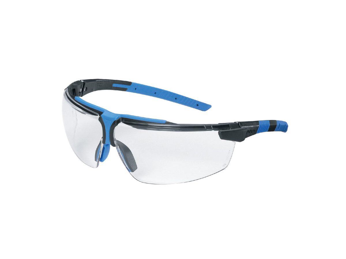 UVEX Schutzbrille i-3 supravision HC/AF schwarz/blau RT