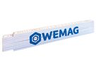 WEMAG wooden measure 2 meters, white