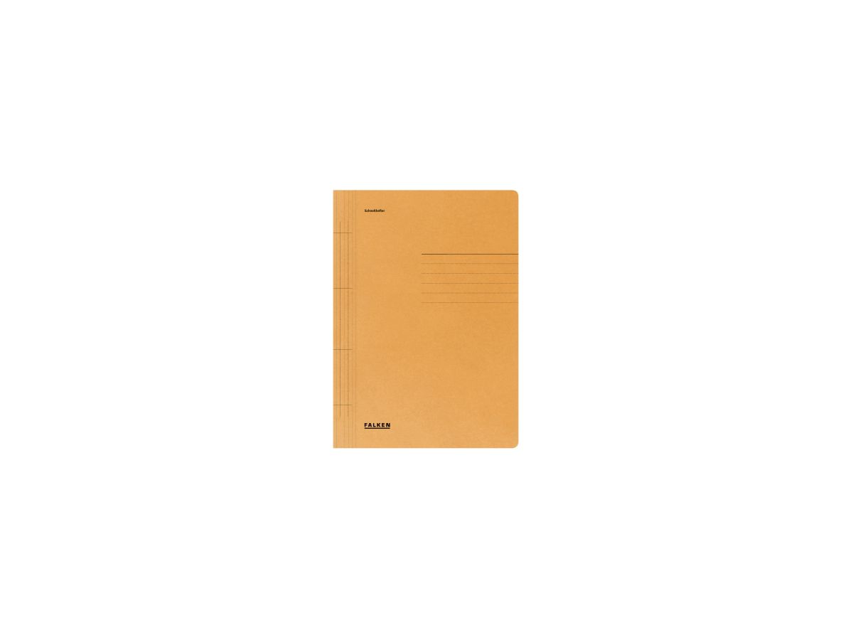 Falken Schnellhefter 80003791 A4 250g/m Manila-RC-Karton orange