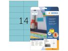 HERMA Etikett SuperPrint 5060 105x42,3mm blau 280 St./Pack.
