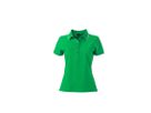 JN Ladies Polo JN985 95%BW/5%EL, fern-green/white, Größe L