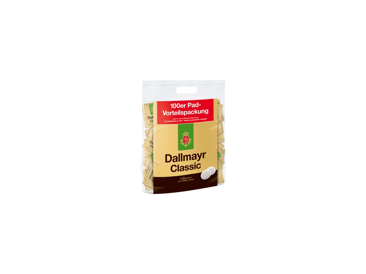 Dallmayr Kaffeepad Classic 145000000 100 St./Pack.