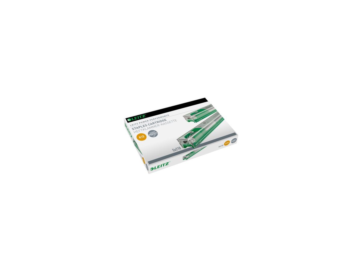 Leitz Heftklammerkassette K10 55930000 verzinkt 5x210 St./Pack.