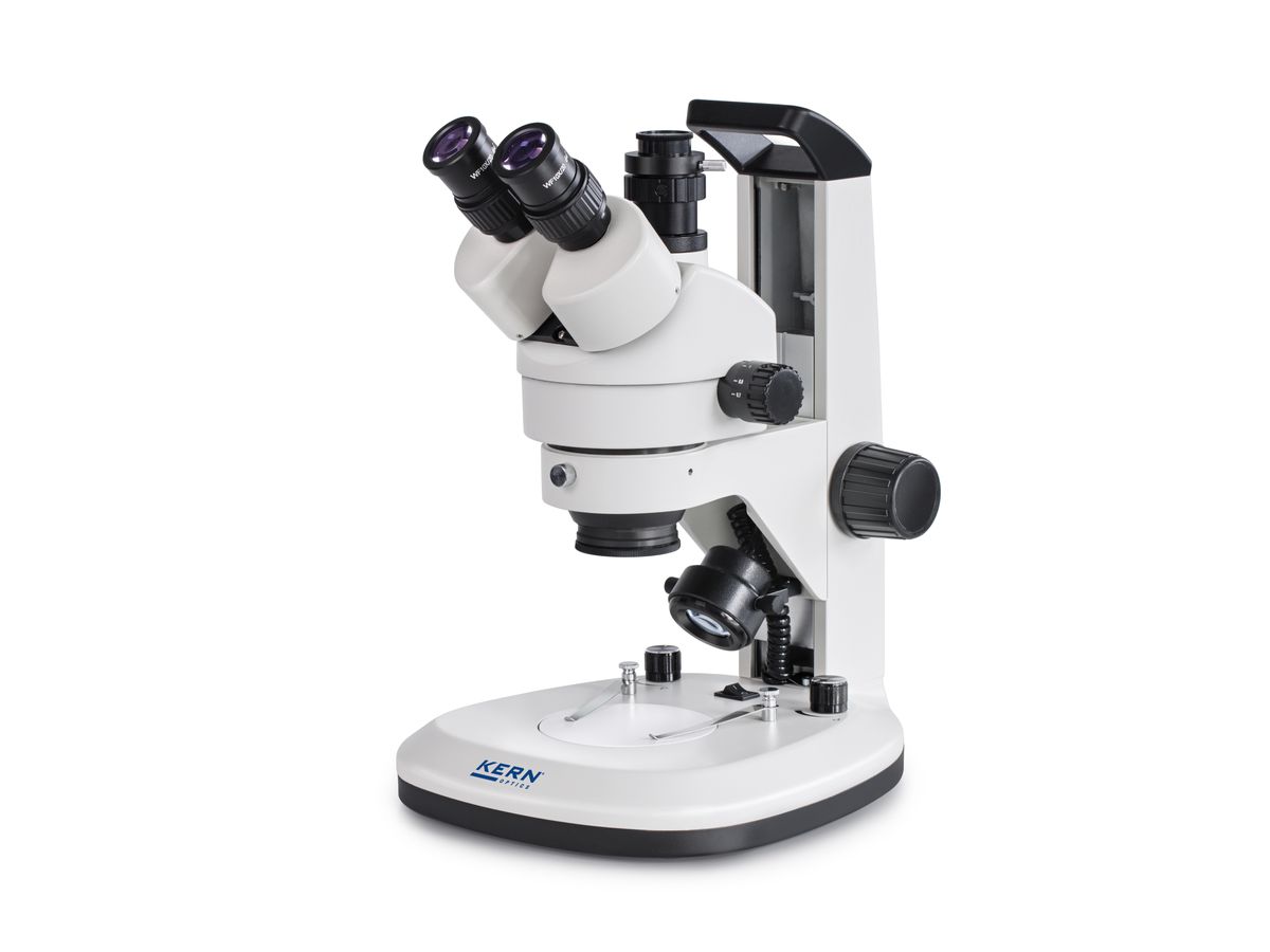 KERN Stereo-Zoom-Mikroskop OZL 468 0,7x - 4,5x 3W LED t./r.
