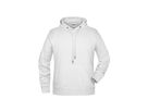 JN Men's Hoody 8024 white, Größe S