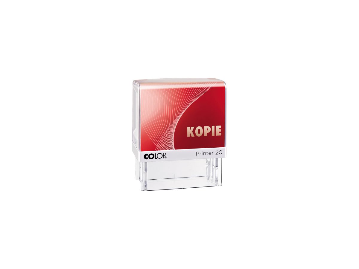 COLOP Textstempel Printer 20 KOPIE 100671 38mm Kunststoff rt