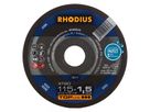 RHODIUS Extradünne Trennscheibe XT 10 Top Edelstahl 125x1,5x22,2 mm