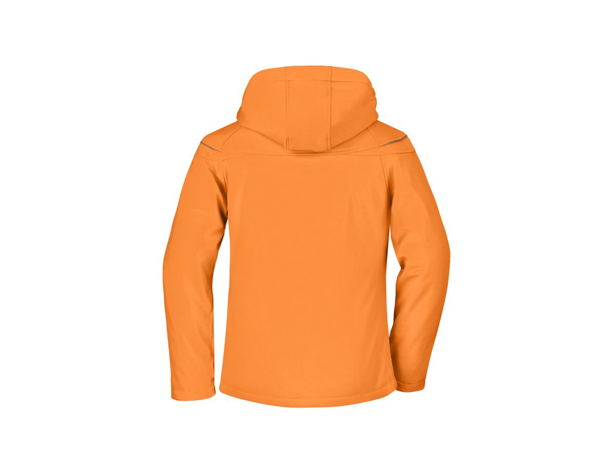 JN Ladies Winter Softshell Jacket JN1001 95%PES/5%EL, orange, Größe S