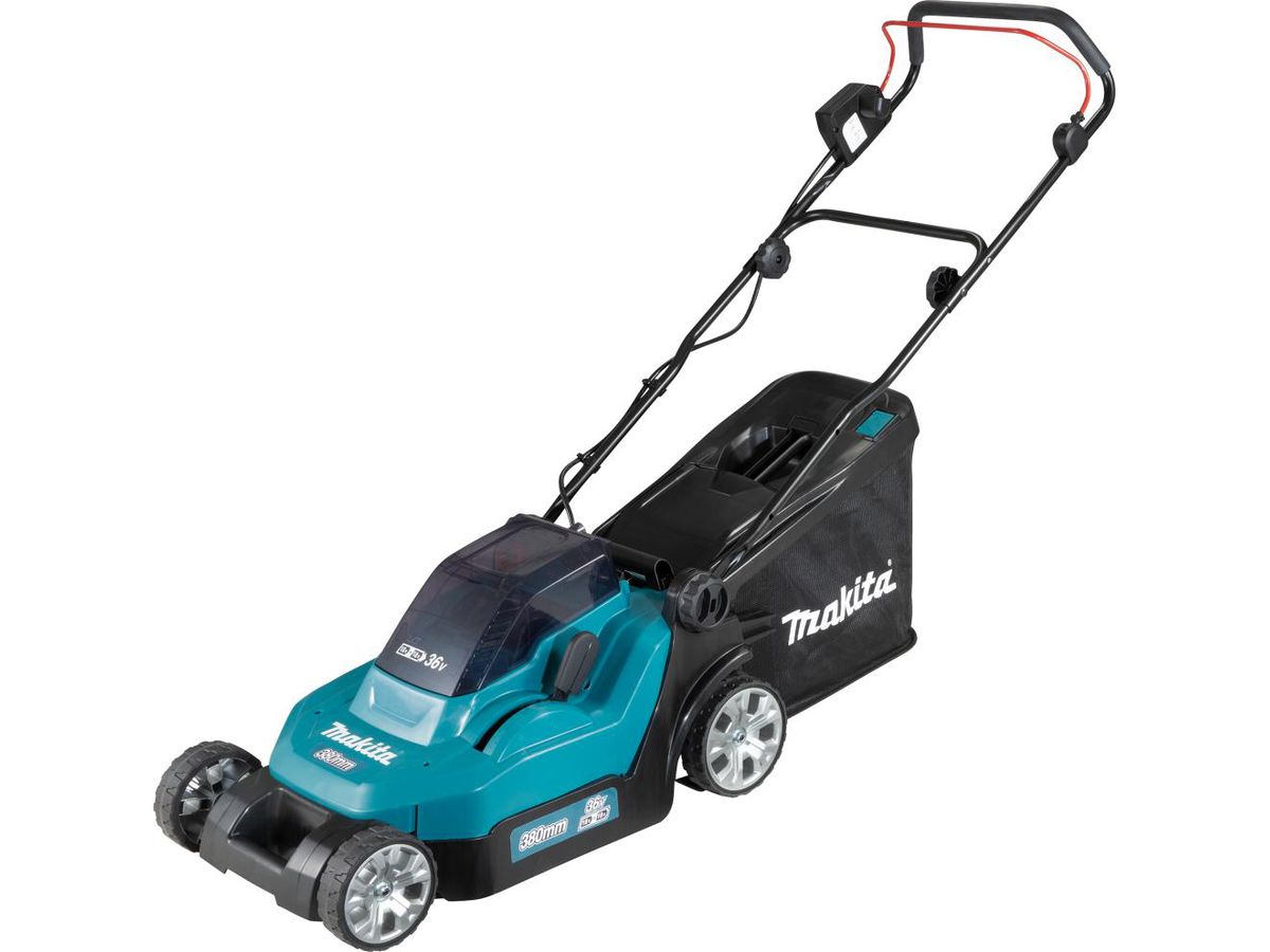 MAKITA Akku-Rasenmäher DLM382PM2, 2x18V/4,0 Ah, Doppelladegerät