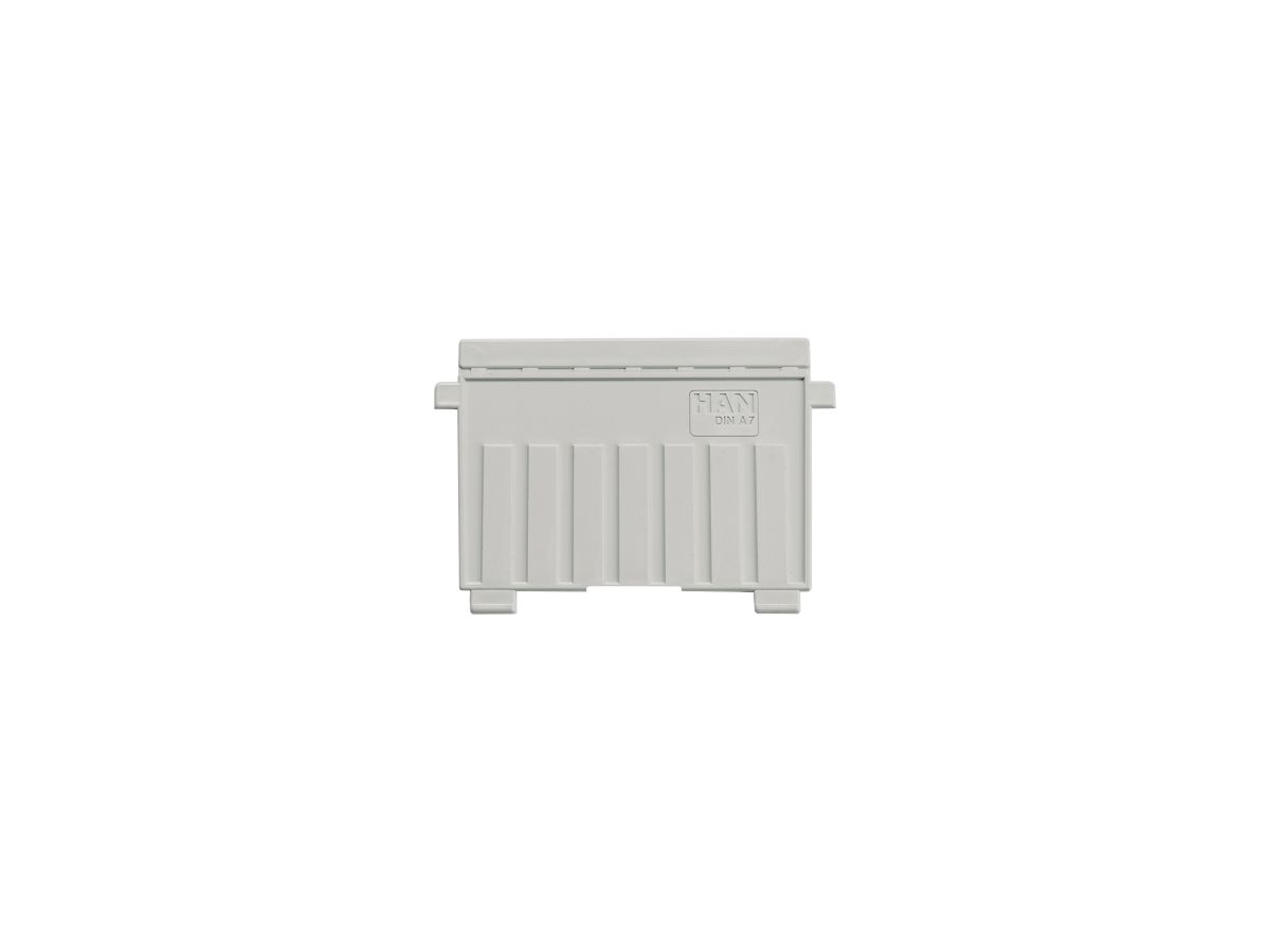 HAN Stützplatte 9027-11 DIN A7 quer Polystyrol lichtgrau