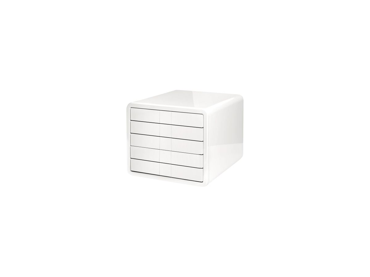 HAN Schubladenbox i-Box 1551-12 DIN C4 5Schubfächer weiß