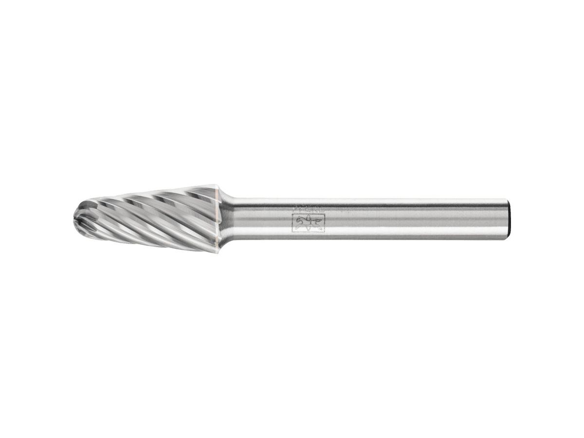 PFERD Frässtift HM Rundkegelform 1020, INOX 6mm, 10x20mm