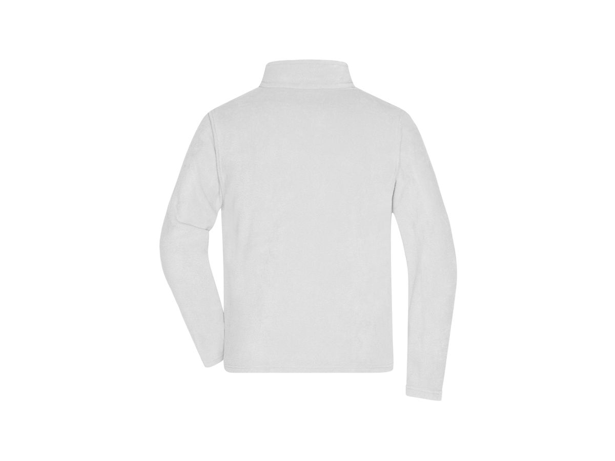 James & Nicholson Men's Fleece Jacket JN 782 fb. white Gr. L