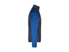 JN Men's Knitted Hybrid Jacket JN742 royal-melange/anthracite-melange Gr. XL