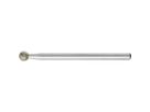 Diamant-Schleifstift Kugelf. 4x 3 mm D126 Rüggeberg