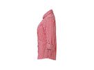 JN Ladies Traditional Shirt JN637 100% BW, red/white, Größe S