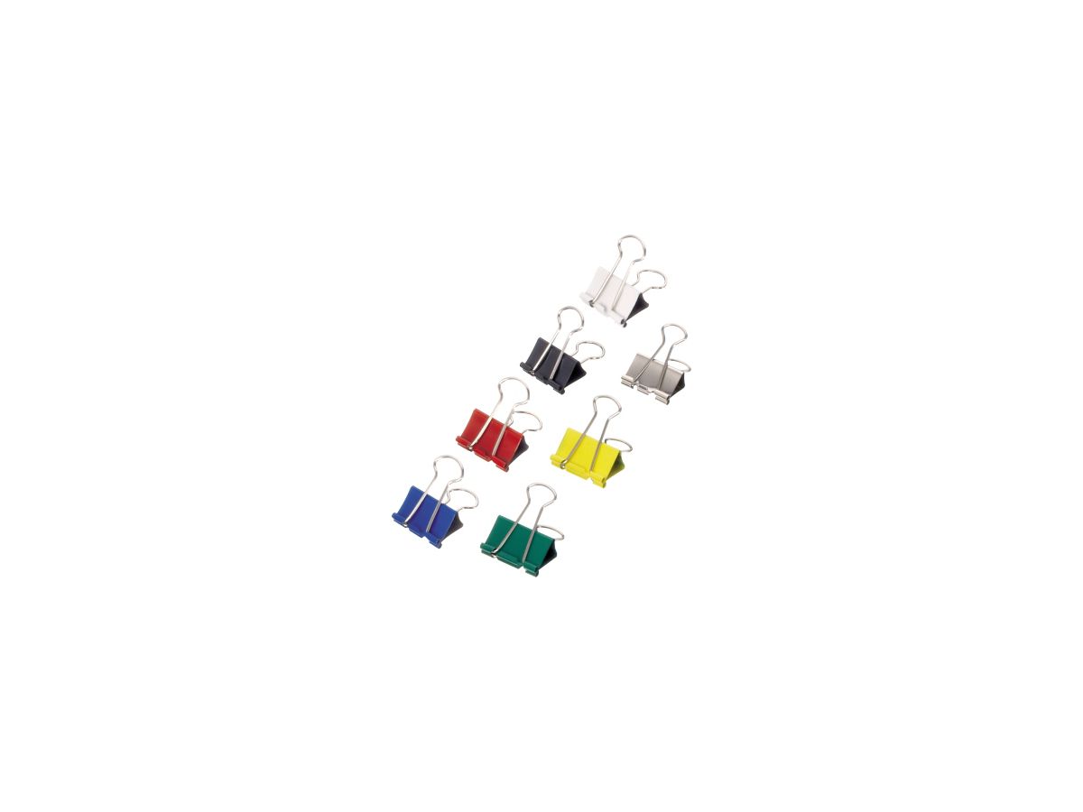 MAUL Foldbackklemmer mauly 2141699 Klemmweite 5mm f.sort. 12St./Pack.
